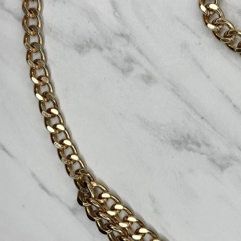 Draped Half Penny Charm Gold Chain Belt Extra Small/Small (XS/S) ✨